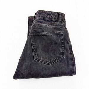 Reformation Cynthia High Rise Straight Jeans Vana Wash Button Fly Denim Size 26